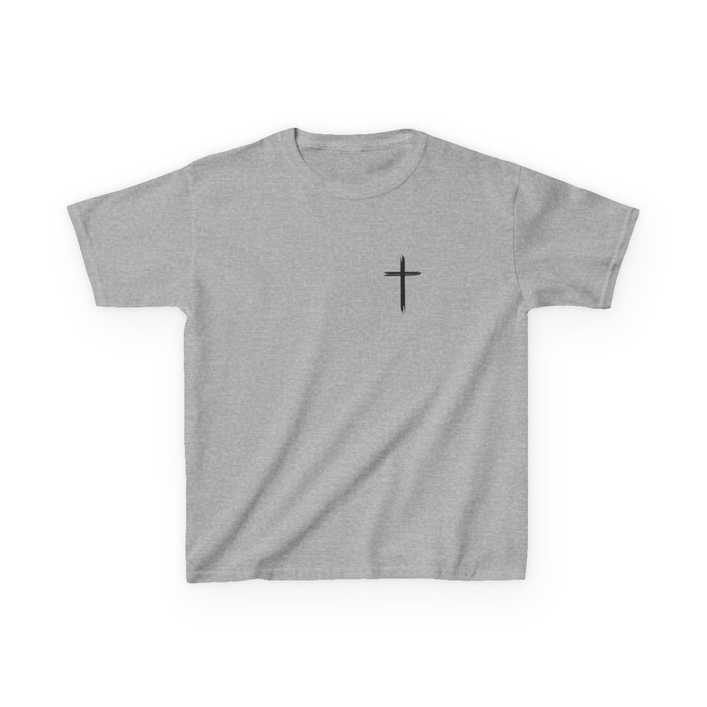 Christian Kids Heavy Cotton™ Tee with Cross Design