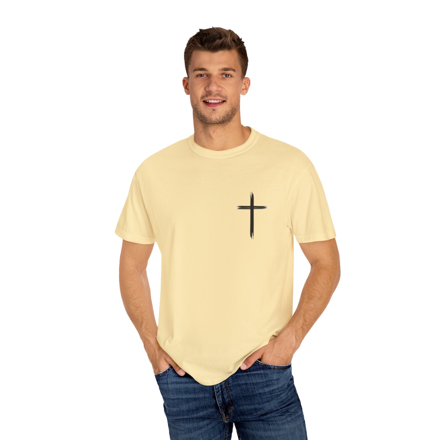 Inspirational Cross Unisex Garment-Dyed T-Shirt